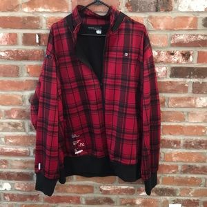 Rocawear 3XL Plaid Track Jacket